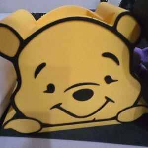 Yellow Winnie the Pooh bath and body works soap holder